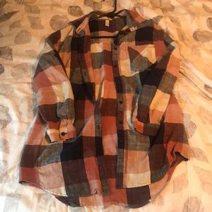 Plaid long sleeve